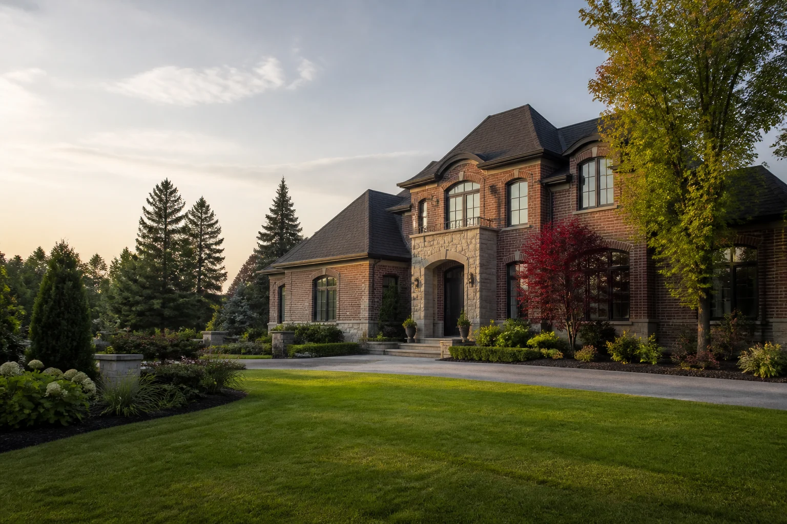 Brampton luxury real estate and neighbourhood architecture